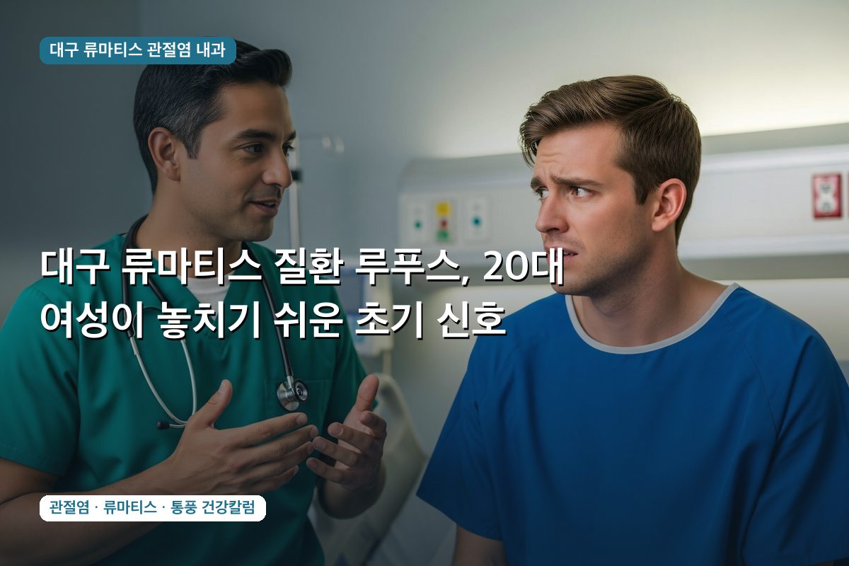 대구 류마티스 질환 루푸스, 20대 여성이 놓치기 쉬운 초기 신호